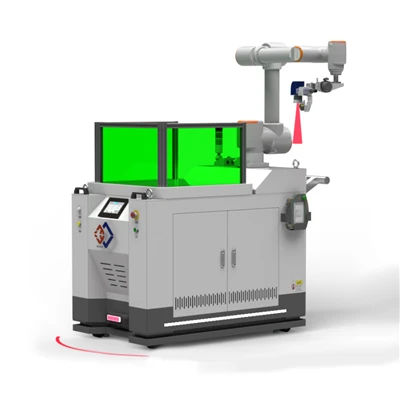 Nền tảng làm sạch bằng laser rô-bốt điều khiển thông minh sáu{0}}trục