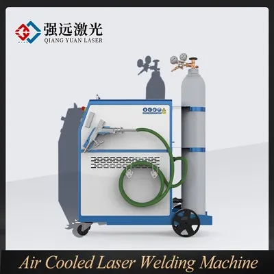 Máy hàn Laser di động làm mát bằng không khí 1500W với máy cấp dây di động